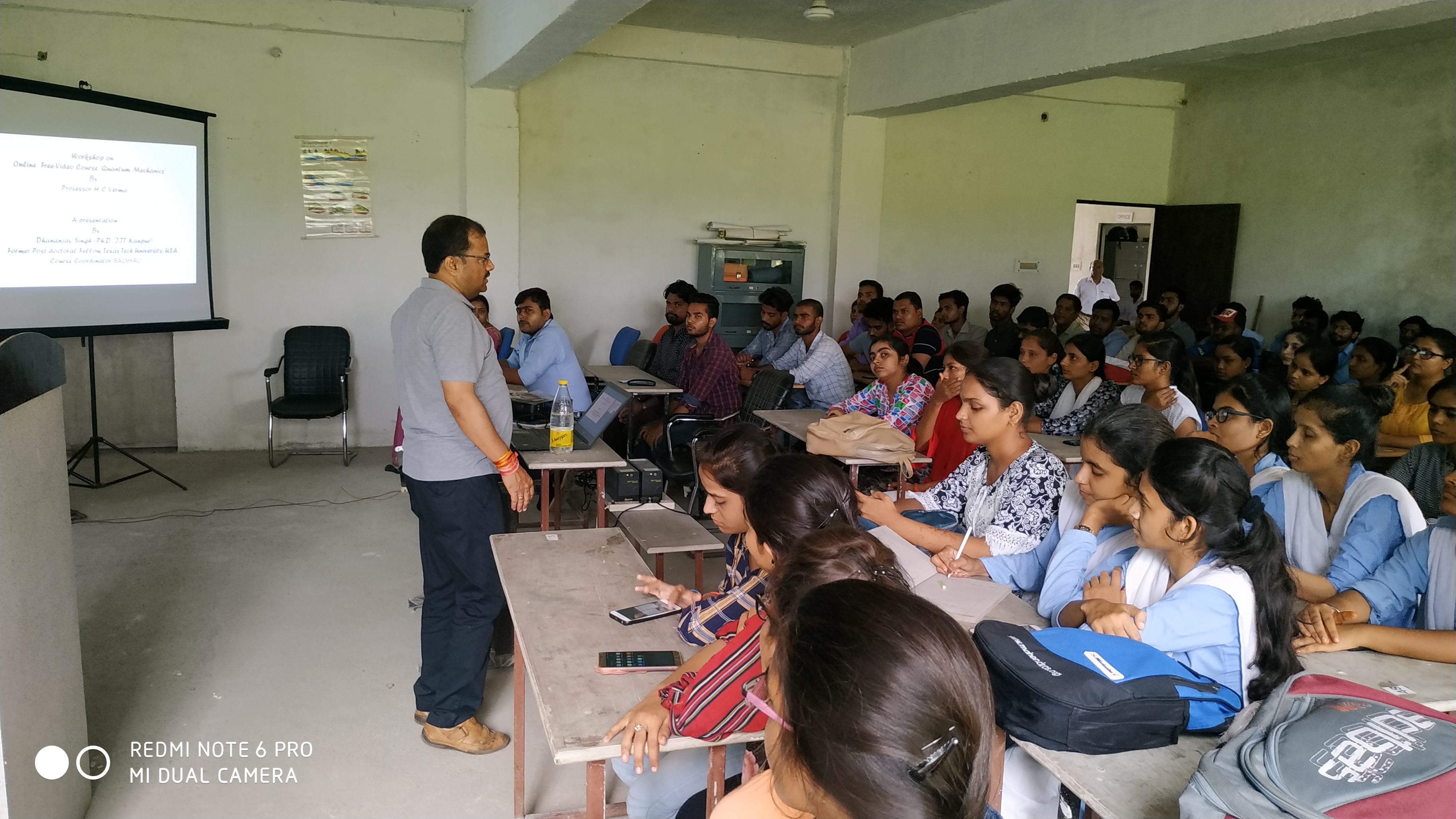 Seminar done by Dr. Dhananjay Singh Professor IIT Kanpur